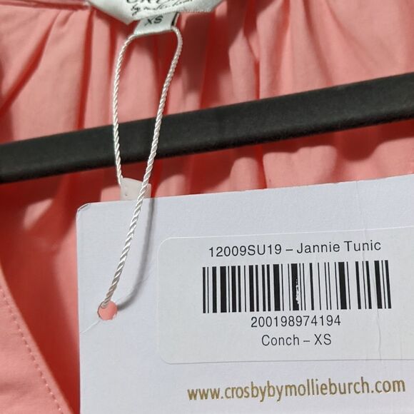 NWT CROSBY by MOLLIE BURCH Jannie Tunic Top XS - Picture 5 of 8